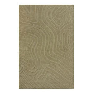 Tapis en laine rouille fait main de luxe, tufté à la main, antidérapant, adapté aux animaux domestiques, couleur unie, pour la maison et les pique-niques - Product Image 3