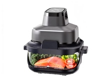 Nouvelle Friteuse à Air OEM en Gros Personnalisée, Capacité Composée 5.5L, avec Verre Résistant à la Chaleur 1.5L, OEM ODM pour Cuisine Intérieure