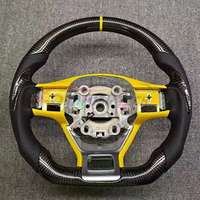 Volant en cuir en fibre de carbone pour Kia Forte Cerato Rio Stinger Optima