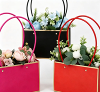 Boîtes à fleurs en carton créatives et portables pour fleuristes, vente en gros