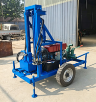 Pompe à boue de forage portable haute résistance 100 m pour machine de forage de puits