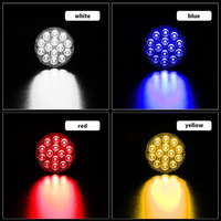 Feu arrière rond à LED de 3 pouces Marqueur d'urgence pour camion Lampe stroboscopique d'avertissement 12V 24V Lampes de signalisation pour moto remorque pick-up RV