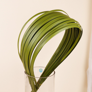 G-090 Feuille <span class=keywords><strong>d</strong></span>'herbe artificielle multicolore en acier synthétique, flexible, pour bouquet, vitrine, toile de fond <span class=keywords><strong>d</strong></span>'événement, <span class=keywords><strong>d</strong></span>écoration - Product Image 2