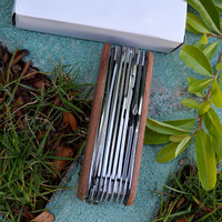 Couteau pliant de survie en acier inoxydable pour le camping en plein air, multi-outils de chasse, taille de poche 91 mm, couteau suisse pliant