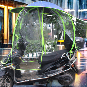 Parasol manuel Dericsson, entièrement enveloppant, pour moto, protection solaire et pluie - Product Image 1