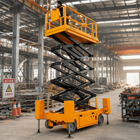 Plateforme élévatrice à ciseaux électrique sur chenilles de 8 m de long GS0507TL, capacité de 230 kg, avec extension de 600 mm pour la maintenance des bâtiments