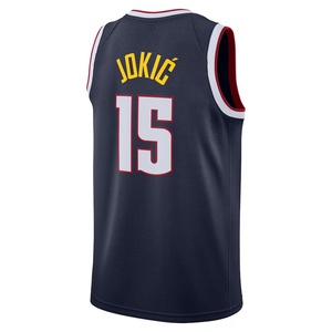 <span class=keywords><strong>Denver</strong></span> No. pour hommes 15 Maillots de basket-ball Jokic de haute qualité avec uniforme d'équipe brodé, vêtements de sport avec logo - Product Image 4