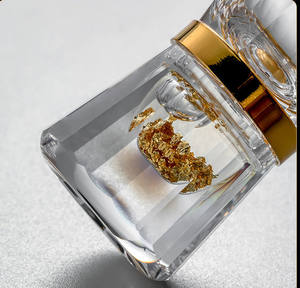 Nouvelle arrivée personnalisée à la main K9 cristal diamant coupe or feuille de verre à Shot tasse avec jante en or - Product Image 5