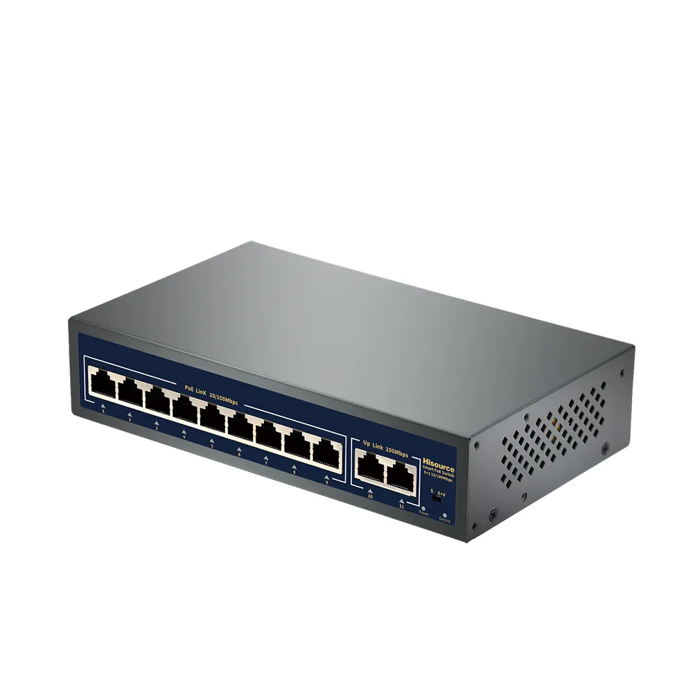 Oem Gigabit 4/6/8/16/24 cổng PoE chuyển đổi 48V hoạt động PoE IEEE802.3 AF/at không được quản lý PoE chuyển đổi cho IP Camera CCTV