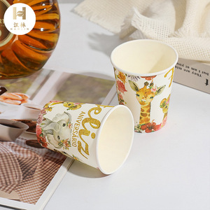 Gobelets en papier pour les fêtes sur le thème des animaux, les restaurants, l'usage domestique et commercial, gobelets jetables, de bonne qualité pour le Nouvel An chinois - Product Image 1