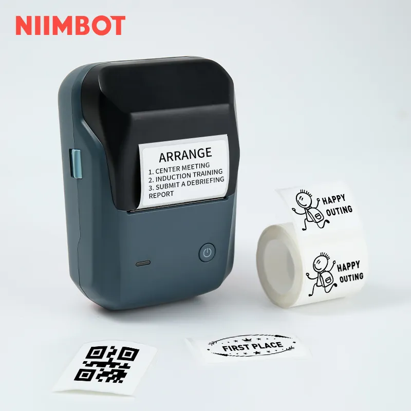 NiiMbot B1 mini stampante fotografica portatile stampante per etichette Mobile tascabile stampante termica Bluetooth wireless