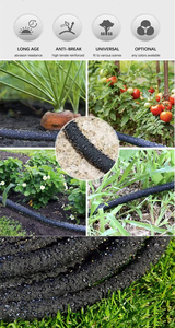 1/2 polegada 50 Pés Jardim <span class=keywords><strong>Soaker</strong></span> Mangueira <span class=keywords><strong>Soaker</strong></span> Tubing Irrigação Microporosa Tubulação De Água Mangueira de Gotejamento no Solo Poroso - Product Image 5