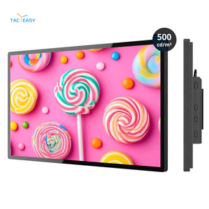 Lecteur vidéo 65 pouces 75 pouces, 20 points, Android Windows, kiosque publicitaire avec verre trempé de 4 mm pour centre commercial - Product Image 1