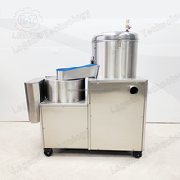 Automatische Fruit- en Groenteschilmachine Aardappel Wortel Zoete Aardappel Snijmachine Hoge Efficiëntie Wassen 380V/220V 3 Jaar Garantie