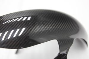 บังโคลนหน้ารถจักรยานยนต์ทำจากคาร์บอนไฟเบอร์ทอสำหรับ <span class=keywords><strong>Harley</strong></span> softail Rider s/st fxrst fxlrs fxlrst - Product Image 3