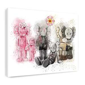 Amour série dessin animé Graffiti ours affiches Pop <span class=keywords><strong>mur</strong></span> Art photos pour impression sur toile peinture à l'huile pour la maison salon décor - Product Image 1