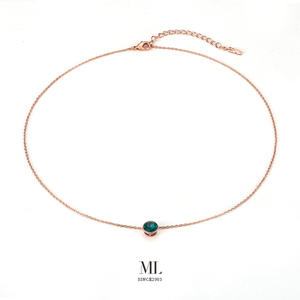 Pendentif pierre <span class=keywords><strong>de</strong></span> <span class=keywords><strong>naissance</strong></span> Mylove 12 mois <span class=keywords><strong>de</strong></span> <span class=keywords><strong>naissance</strong></span> breloque pierre zircon <span class=keywords><strong>couleur</strong></span> or cadeau d'anniversaire collier pendentif ensemble bijoux pour femmes - Product Image 6