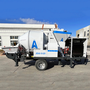 Bomba mezcladora de concreto portátil pequeña serie <span class=keywords><strong>JBS</strong></span> 560L del fabricante de China y componentes de núcleo de motor - Product Image 4