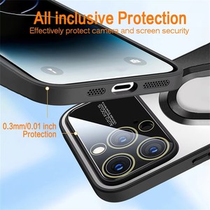 Coque de <span class=keywords><strong>téléphone</strong></span> magnétique antichoc mate avec protection intégrale de l'objectif pour iPhone 18 Pro Max 17 16 15 14 13 - Product Image 5