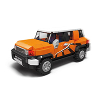 Modèle de luxe miniature 27061, en plastique ABS, modèle éducatif, blocs de construction DIY avec présentoir, pour garçons, jouets de voiture