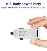 Pengisi Daya Mobil Universal Portabel ABS 12V/24V 18W/20W QC3.0 5V/3A USB Pengisian Cepat dengan Proteksi Overcharge untuk Ponsel dan Earphone