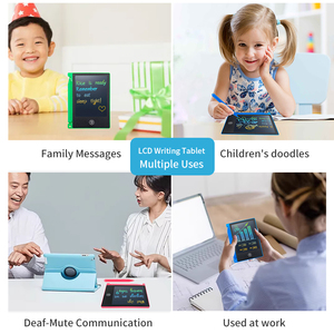 Mini Tableta <span class=keywords><strong>de</strong></span> Escritura Digital <span class=keywords><strong>de</strong></span> 4.5 Pulgadas, Bloc <span class=keywords><strong>de</strong></span> Dibujo LCD para Niños, <span class=keywords><strong>Pizarra</strong></span> <span class=keywords><strong>de</strong></span> Escritura a Mano Portátil sin Papel, <span class=keywords><strong>Pizarra</strong></span> Reutilizable para Dibujar y Aprender - Product Image 6