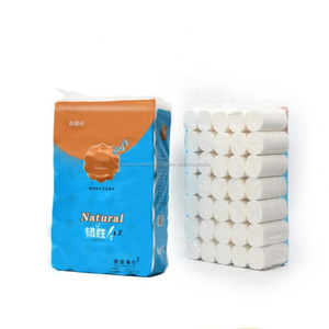 Blanco virgen suave baño tejido de baño de impresión de papel OEM 1 <span class=keywords><strong>2</strong></span> capas de papel higiénico - Product Image 3