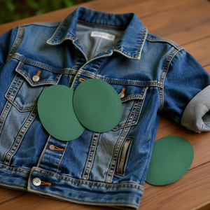 Ilan Parche Verde Oscuro 9.5X14cm 2pz Patch per Riparazione Abbigliamento - Product Image 2