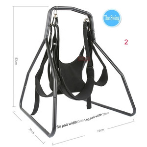 4 in 1 seks salıncak kapalı dış mekan mobilyası sandalye Metal çerçeve standı <span class=keywords><strong>Sling</strong></span> seks hamak BDSM esaret seks oyuncakları kadın için erotik oyuncaklar - Product Image 3