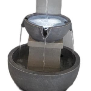 Polyrésine bol d'eau qui coule fontaine <span class=keywords><strong>bassin</strong></span> étang à poissons système d'eau auto-circulant cour moderne caractéristique d'eau extérieure - Product Image 1