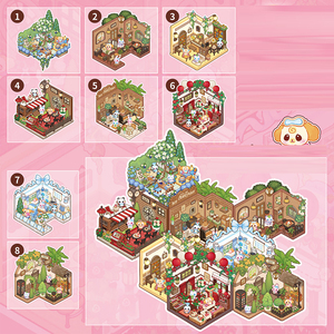 Sách sưu tập cảnh quan mô phỏng quản lý cảnh quan thu nhỏ 3D lập thể JHM, nhãn dán trang trí, sách hướng dẫn trang trí - Product Image 5