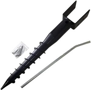 Ancrage <span class=keywords><strong>de</strong></span> poteau à vis au sol galvanisé pour système <span class=keywords><strong>de</strong></span> <span class=keywords><strong>montage</strong></span> <span class=keywords><strong>de</strong></span> panneaux solaires et maison en bois Produit d'ancrage <span class=keywords><strong>de</strong></span> qualité supérieure - Product Image 5