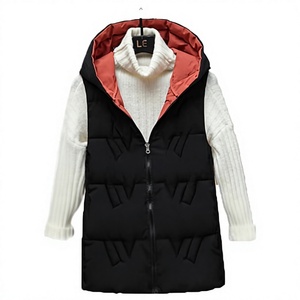 Gilet matelassé léger et respirant pour femme, sans manches, col montant, décontracté, personnalisable avec logo, fabrication OEM - Product Image 1