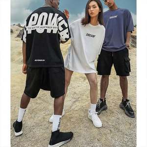 Custom Oversized Box camiseta Streetwear camiseta Unisex Box Fit camiseta Diseñador Marca Camisetas - Product Image 4