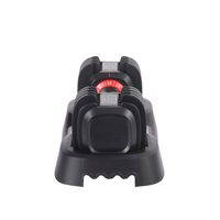 Haltères réglables peu encombrants avec base de rangement, ensemble d'haltères à changement rapide de 2,5 à 25 lb pour la remise en forme à domicile ou en appartement