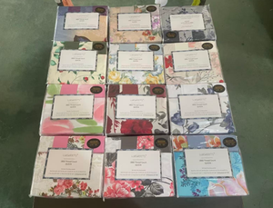 Ensemble de draps de lit <span class=keywords><strong>pas</strong></span> <span class=keywords><strong>cher</strong></span> de 6 pièces, ensemble de draps ajustés au toucher doux pour 3 personnes, ensemble de draps de lit de 6 pièces avec 4 taies d'oreiller - Product Image 3