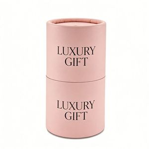 Cajas de Cartón para Envíos Pequeños con Diseño de Logotipo Personalizado, Embalaje para Regalos Empresariales, Cosméticos, Manualidades, Tubos Cilíndricos con Acabado UV - Product Image 4