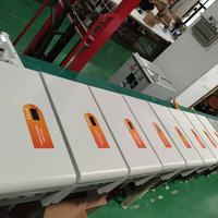 Système de stockage d'énergie résidentiel hybride avec onduleur et batterie LiFePO4, connecté au réseau, empilable, pour l'énergie solaire domestique