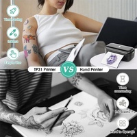 Impresora de Tatuajes Phomemo TP31 450g, Máquina de Transferencia Térmica HD sin Tinta con Bluetooth, Venta al por Mayor de LOGOTIPOS