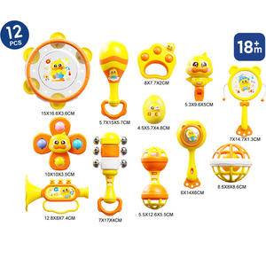 Juguete Sensorial Musical de Plástico para Niños, Sonajero Suave para Bebés, Juego de Mordedores para Bebés y Niños Pequeños, Desarrollo Intelectual - Product Image 5