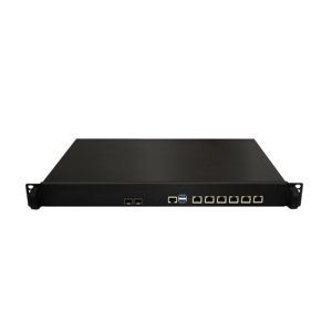 Core i7 Prozessor 1U Rack mount Firewall PC 6Lan 10G X86 Router mit 2SFP Pfsense Opn sense Mikro tik Server Network Appliance - Product Image 1