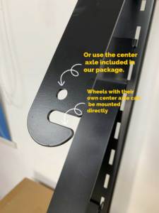 Présentoir vertical réglable de roue de bicyclette <span class=keywords><strong>pour</strong></span> le support de vélo fixé au <span class=keywords><strong>mur</strong></span> de roue de salle d'exposition de magasin <span class=keywords><strong>pour</strong></span> le logo d'OEM d'axe de QR Thru - Product Image 4