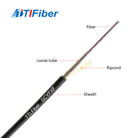 Cable de Fibra Óptica Microinflado GCYFXY Monomodo Multimodo 2-24 Hilos OS2 OM3 OM4 OM5 para Enlace de Datos Externo y Red de Ductos