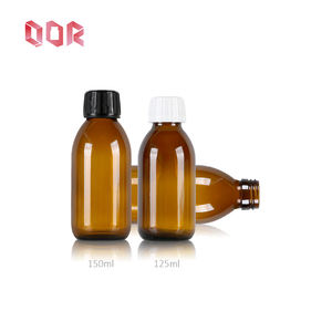Botellas de Vidrio Ámbar en Oferta, 30ml 60ml 100ml, Botellas de Boca Estrecha para Medicamentos Líquidos, Grado Farmacéutico, con Tapa a Prueba de Manipulación - Product Image 2