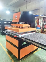 Presse à chaud pneumatique double CY 100x120cm personnalisée 80x100 pour tissu de sublimation, équipement de transfert à chaud, prix
