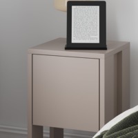 Table de chevet en bois au design unique et élégant avec étagère ouverte, vente en gros, MOQ 300