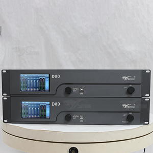 Amplificador de Potencia Digital de 4 Canales, Amplificador de Potencia de Audio Profesional para Escenario con DSP y Dante Integrados - Product Image 2