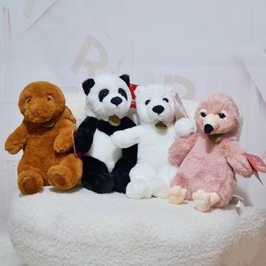 Cute and Adorable Animal Polar Bear Black and White cat Doll <b>Turtle</b> Elephant Plush <b>Toy</b> Gift for Children Holiday Gift - Product Image 1