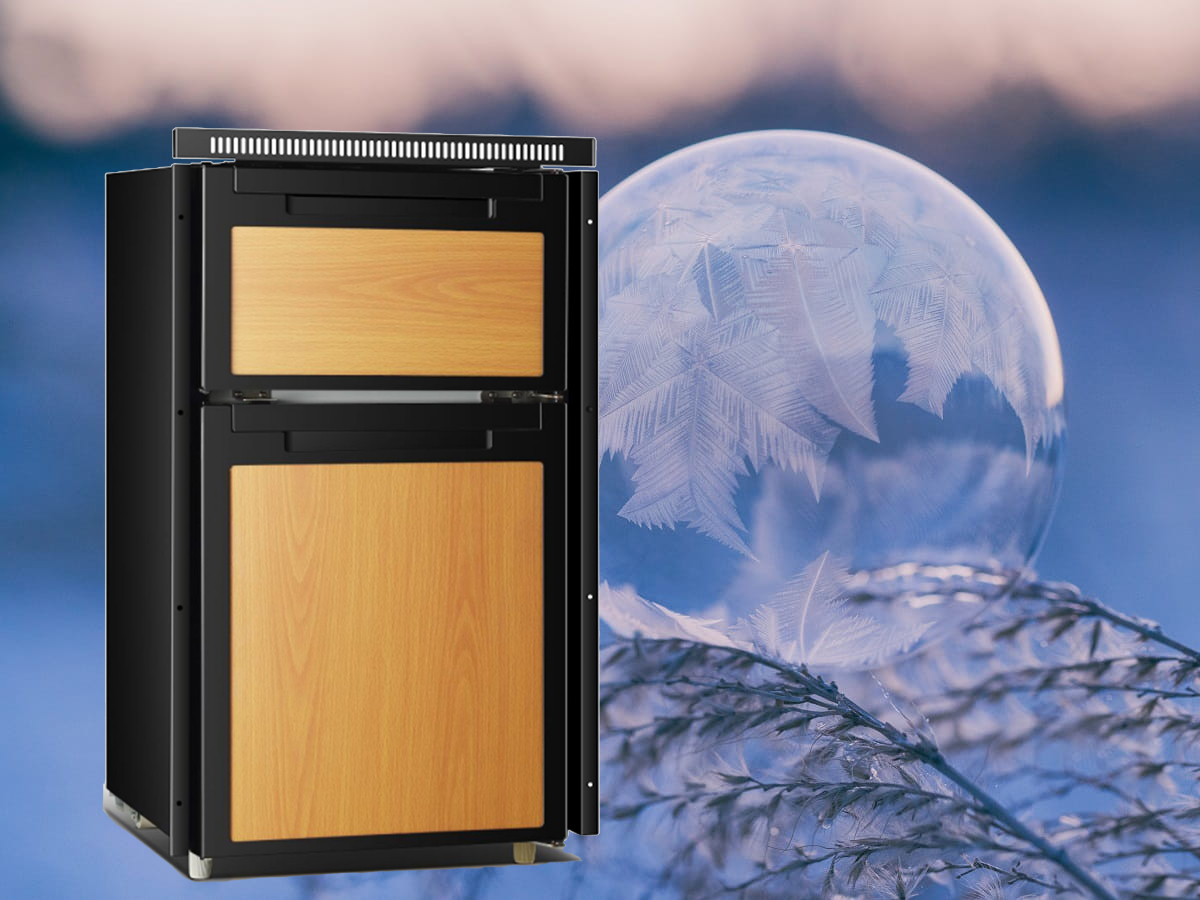 RV 105L 12V 24V Car Fridge Caravan Camping Portable Refrigerator for car boat