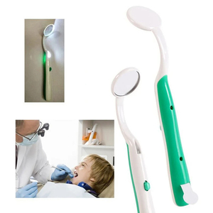 Dental <b>Mirror</b> With Led Light Inspect Instrument Checking <b>Mirror</b> <b>Dentist</b> Oral Super Bright Anti-fog Mouth <b>Mirror</b> Tooth Fashion - Product Image 3